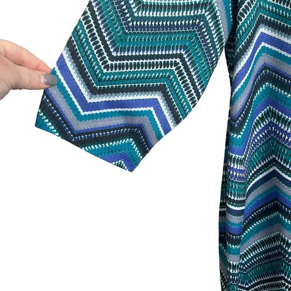 Catherines Women Tunic Top 1X Gem Detail‎ Casual Stretch Lagenlook Office Travel - Picture 5 of 11